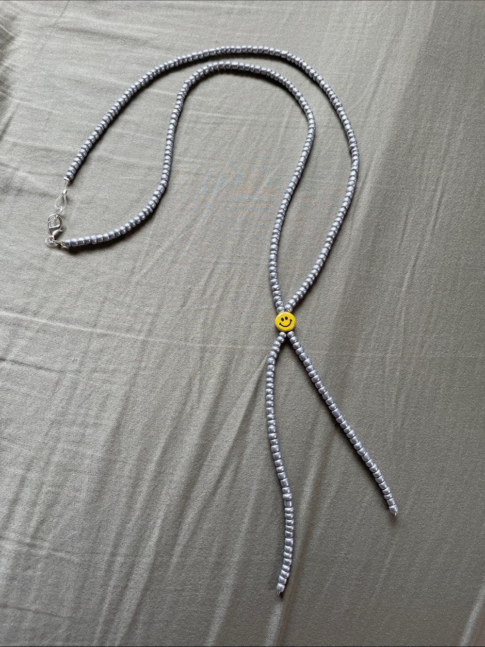 Happy Guy Beaded Bolo Tie